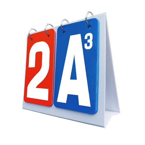 Flip number score board - score, 2