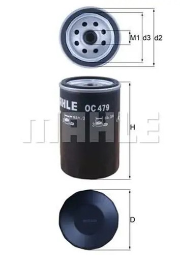 Oil filter spin - spin-on, oc