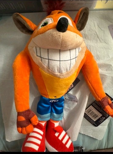 Crash bandicoot plush with tag - bandicoot,