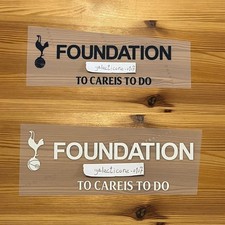 Premier League Tottenham Hotspur Foundation To Careis To Do Sponsor Patch Badge