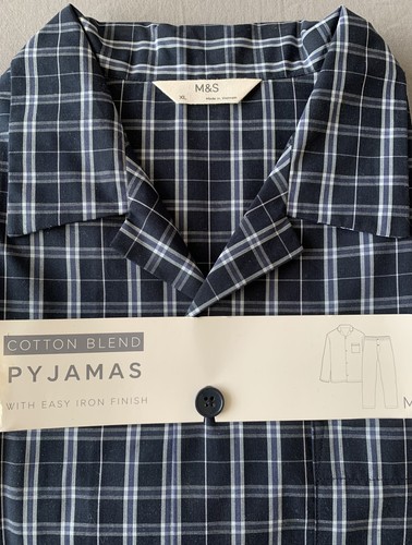 Mens pyjamas checked - m&s,