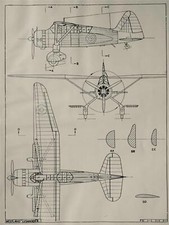 WW2 Aircraft WESTLAND LYSANDER II - Scale Design Plans Published c1940