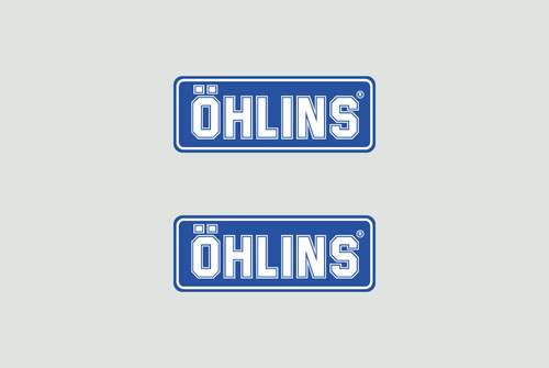 Ohlins fork shock - shock, stickers