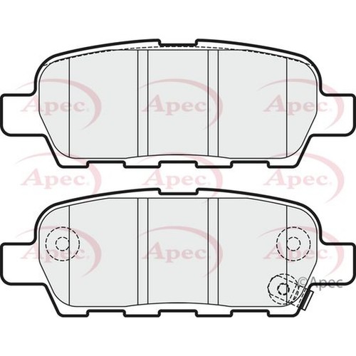 Apec brake pads pad1826 - pads,