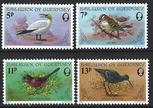 1978 guernsey 169 172 - guernsey, birds