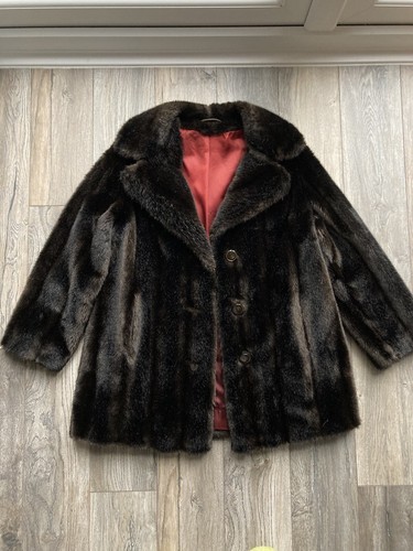Vintage astraka faux fur - faux, coat