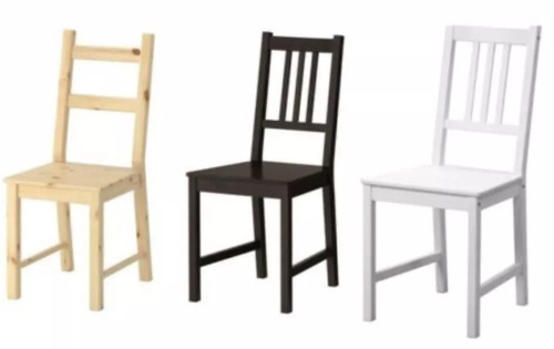 Ikea wooden dining chair - wooden,