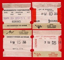 Universal Parking Meter Tickets - Bournemouth: Plymouth: Southampton: Weymouth