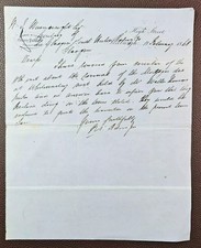 1868 George Hilson Notary