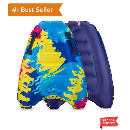 Inflatable surfboard with grip - inflatable,