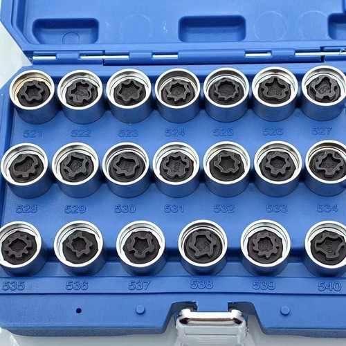 Wheel lock lug nut anti - lock,