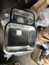 Franke Lucca 1.5 Bowl Stainless Steel Kitchen Sink 600mm x 180mm (357PY)