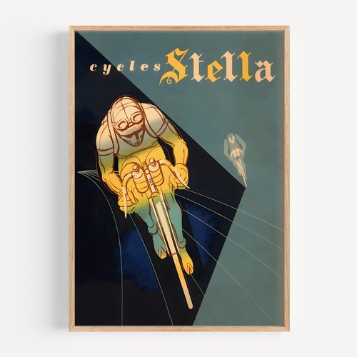 Cycles stella bicycle - bicycle, 1953