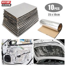 10Pcs Car Sound Deadening Mat Insulation Board Vibration Damping Shockproof Pad