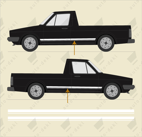 Fits mk1 caddy white gti - fits,