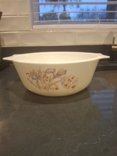 Vintage pyrex blue iris - pyrex,