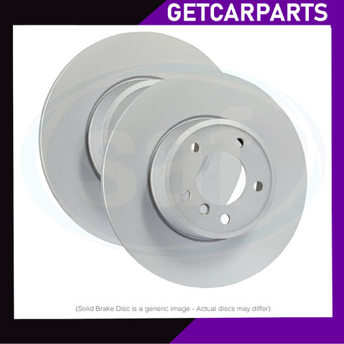 Rear solid brake discs - rear, pair