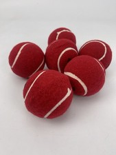 Hard Dog Training Balls Cricket Tennis Ball PACK OF SIX 6 in Red Throw