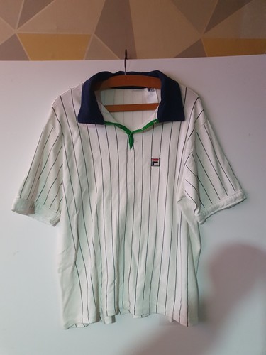Vintage white line - fila, size
