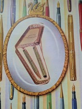 Vintage 1950 Advert for 'SWAN' Fountain Pens & Pencils Full Colour