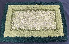 Handmade proggy proddy mat