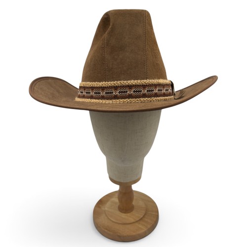 Vintage stetson brown suede - brown,