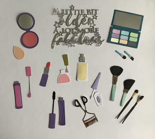 Make items die cuts for - up,