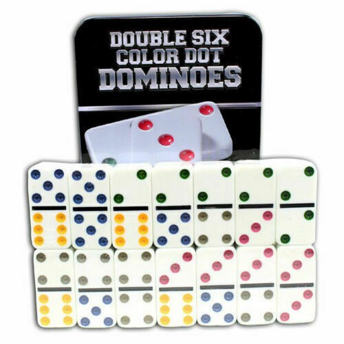 Double six large dominoes - double,