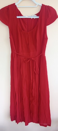 Vibrant red monsoon dress size - dress,