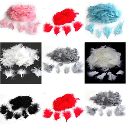 Mini marabou feathers per - feathers,