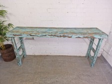 Vintage Reclaimed Blue Indian