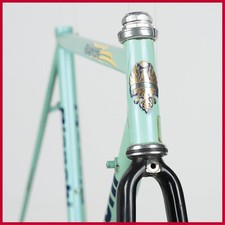 BIANCHI STEEL CARBON FRAME VINTAGE COLUMBUS RACING ROAD BIKE CAMPAGNOLO RECORD