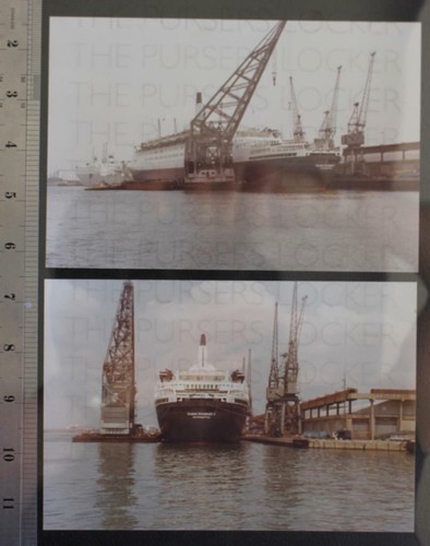 Cunard line qe2 rms queen - line,
