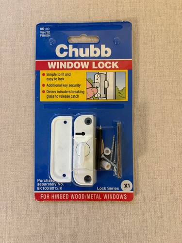 Chubb window lock - lock, white