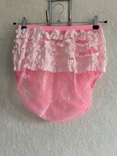 511  Hot Pink PVC Frilly