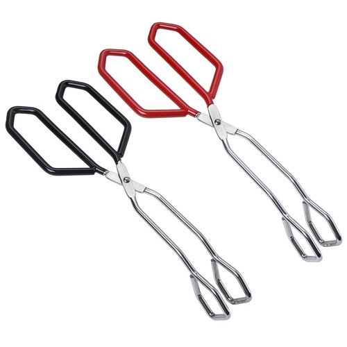 Stainless steel scissor tongs - stainless,