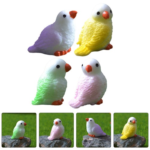 Pcs miniature bird statue - 4,