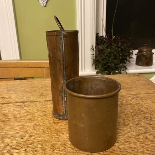 Vintage copper planter - planter, jug