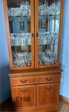 Living Room Furniture Set with TV Unit, Drinks Cabinet And Display Cabinet