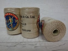 3 REELS No. 18 LINEN THREAD by Finlayson Bousfield & Co. SCOTLAND