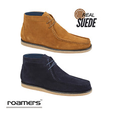 Mens Roamers Wallabee Casual Suede Ankle Boots Smart Lace Up Chelsea Shoe