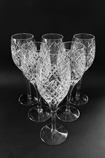 Stuart Crystal STU118 Six Large Wine Glasses 8 3/8” (2) 