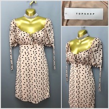 New topshop pink polka dot - new,