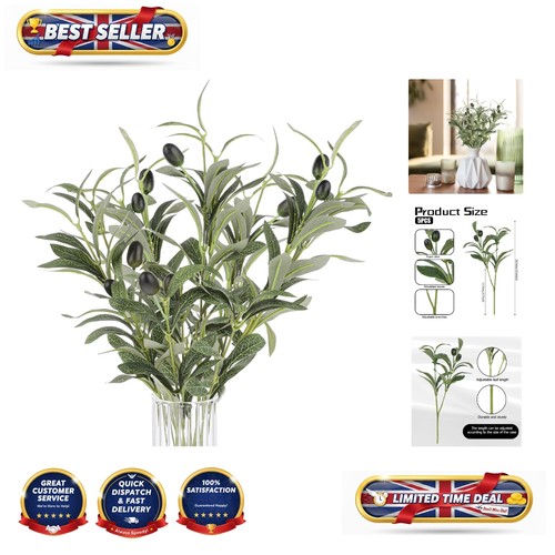 Tall faux olive - faux, leaf