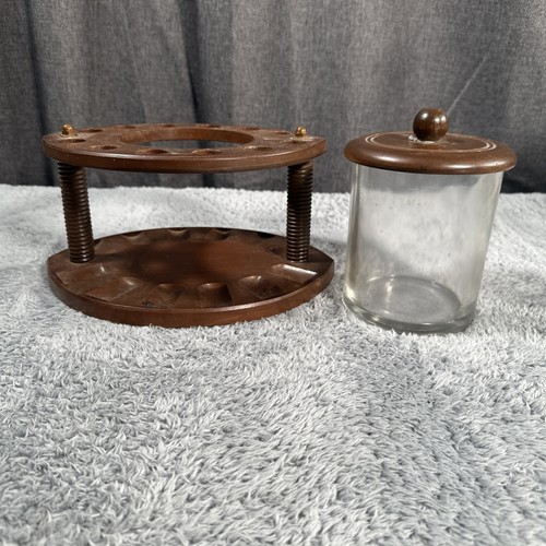 Vintage walnut tobacco 12pc - walnut,