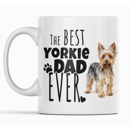 Best yorkie dad mug - yorkie,