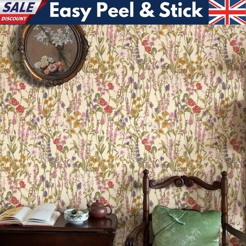 Vintage floral wallpaper retro - wallpaper,