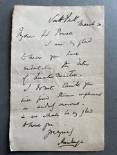 Henry Hardinge, Governor of India, SIGNED letter