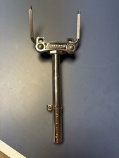 LUDWIG Double Rack Tom Drum Mount Post Holder Part w/ L-Arms 70s 80s Vtg 12 Inch