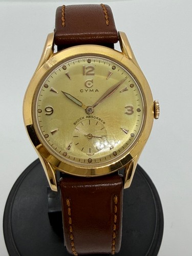 Cyma gold plated - cyma, watch